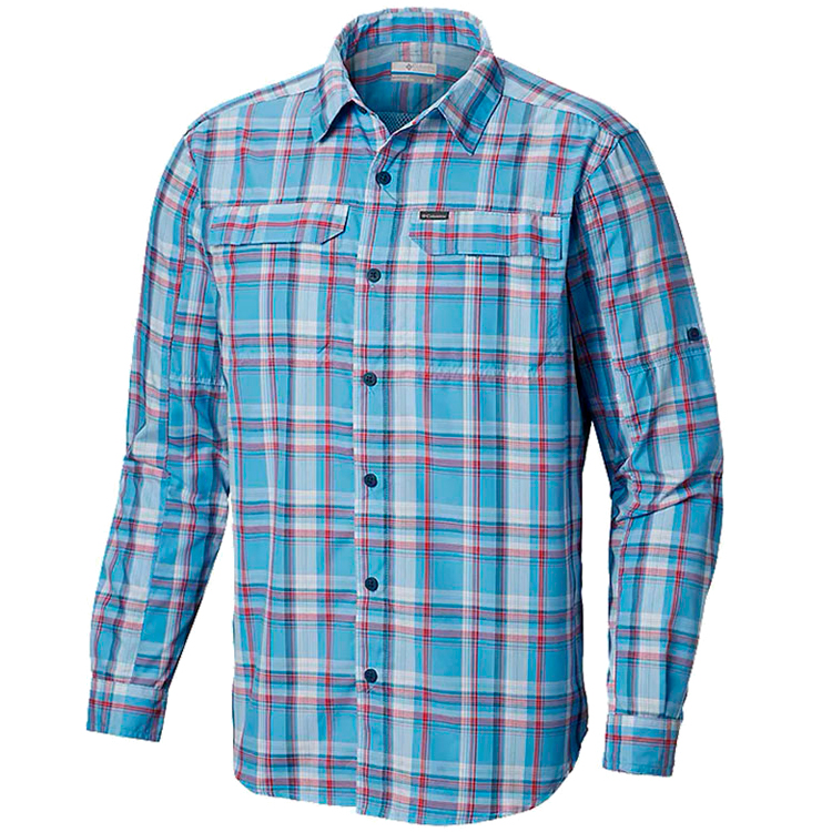 Мужская Рубашка Columbia Silver Ridge 2.0 Plaid L/S Shirt S Голубой photo 1 Мужская Рубашка Columbia Silver Ridge 2.0 Plaid L/S Shirt S Голубой photo 1